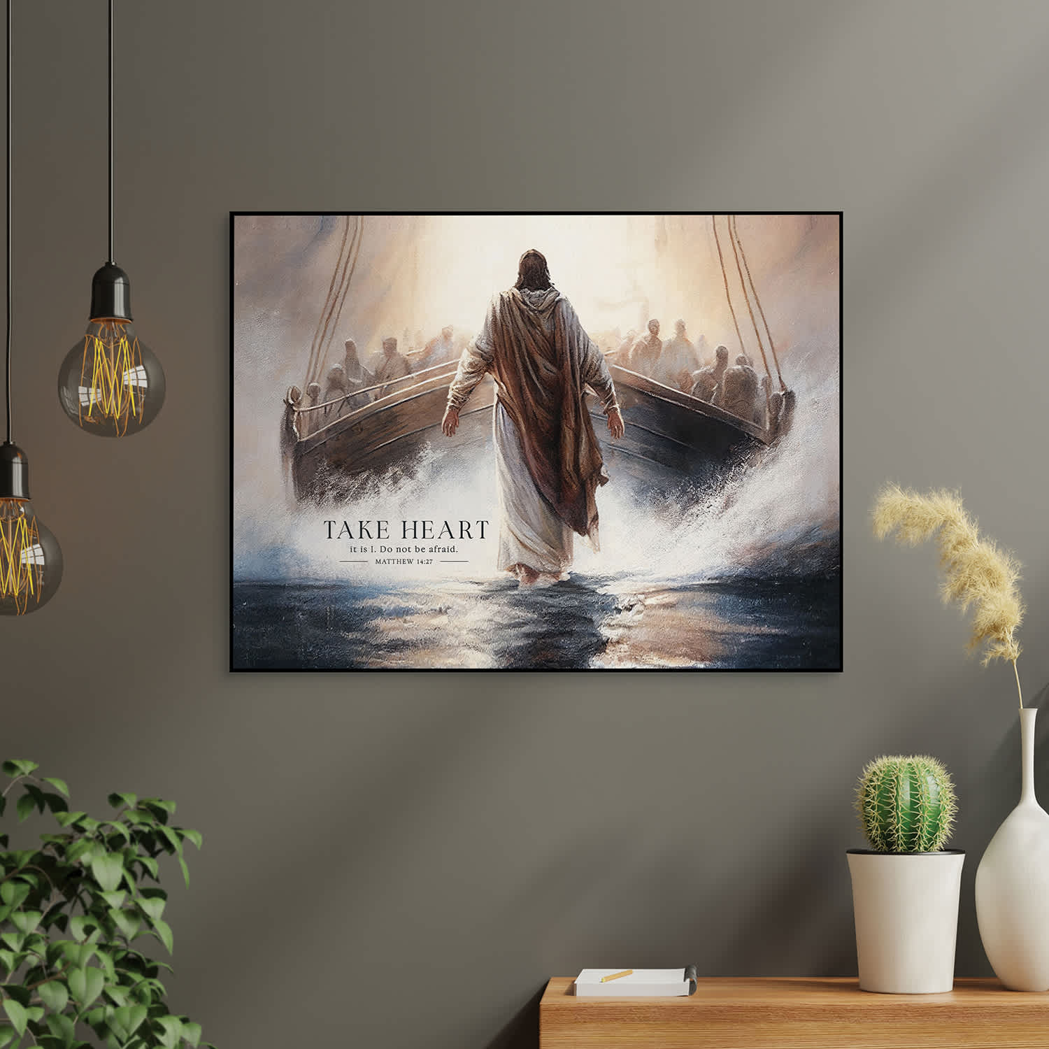 Wall Art (MDF): Take Heart