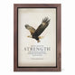 Framed Wall Art (Pine, MDF): Seek The Lord (Eagle)