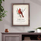 Framed Wall Art (Pine, MDF): Trust (Cardinal)