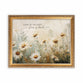 Framed Wall Art (Polystyrene, MDF, Linen): Love Is (Daisies)
