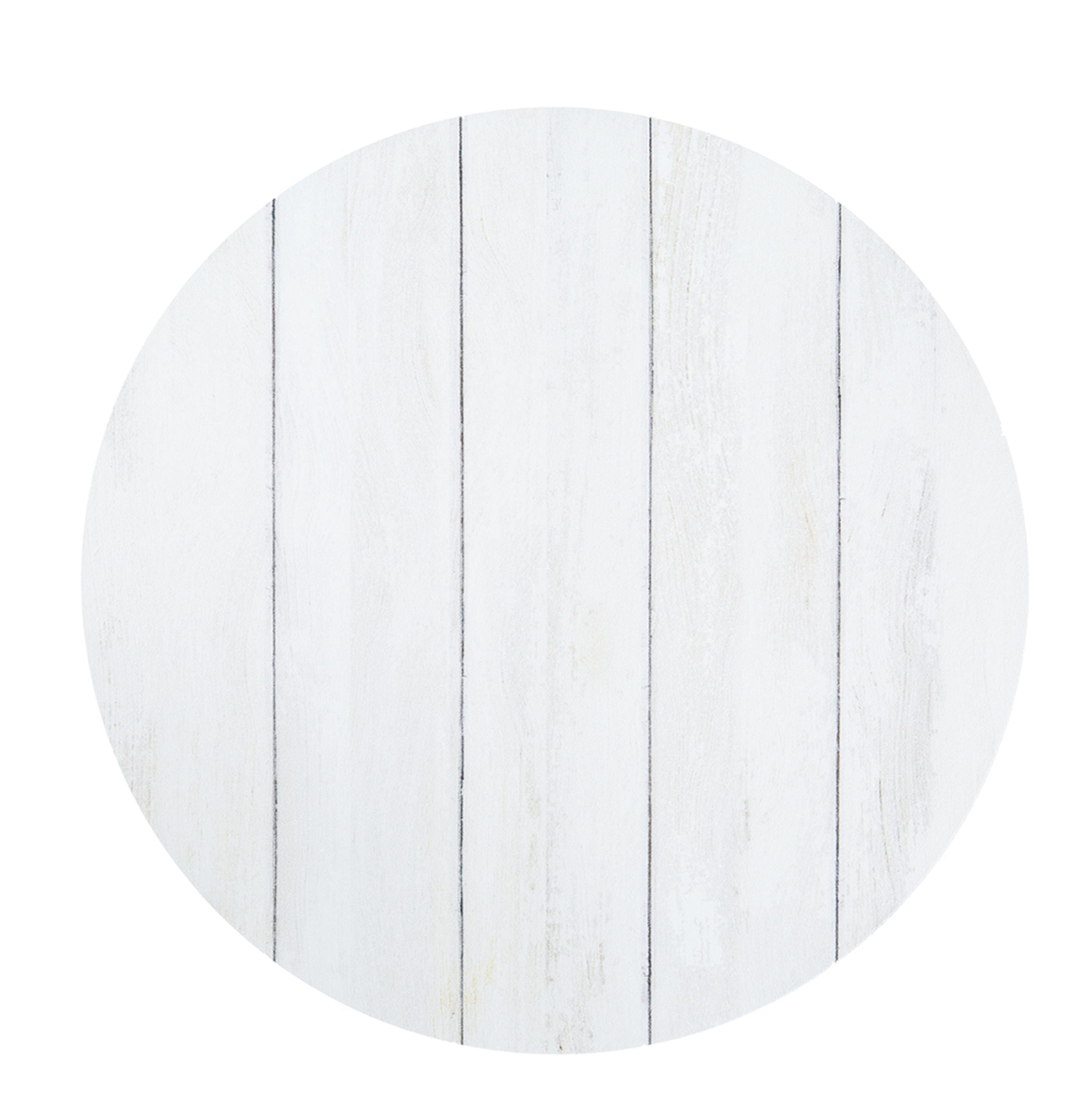 Circle Sign: Coastal White (Mdf)