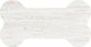 Sign: Dog Bone, White Wash (Mdf)