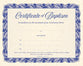 Certificate of Baptism  (KJV, Eph 4:4-5)