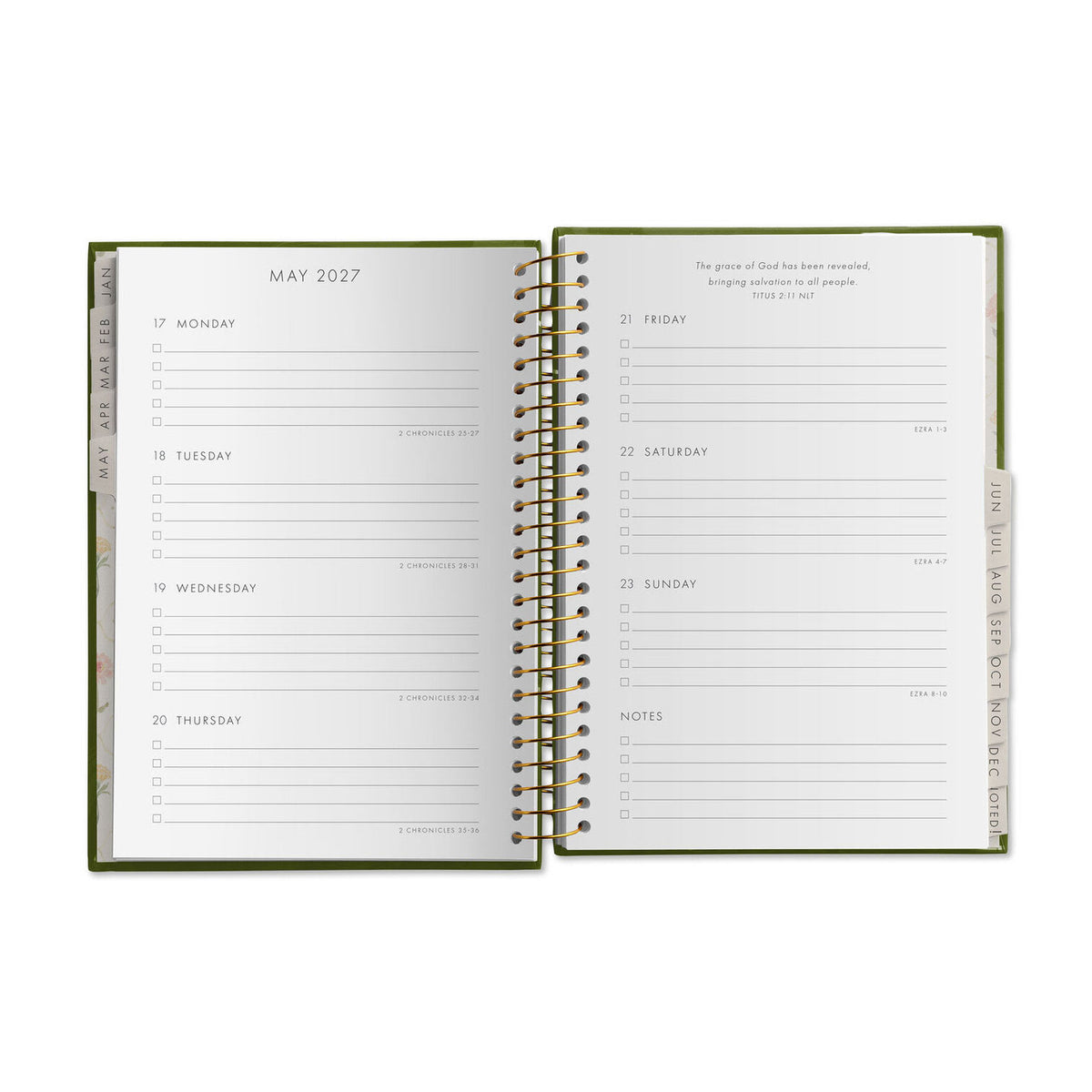 2027 12-Month Diary/Planner: Floral