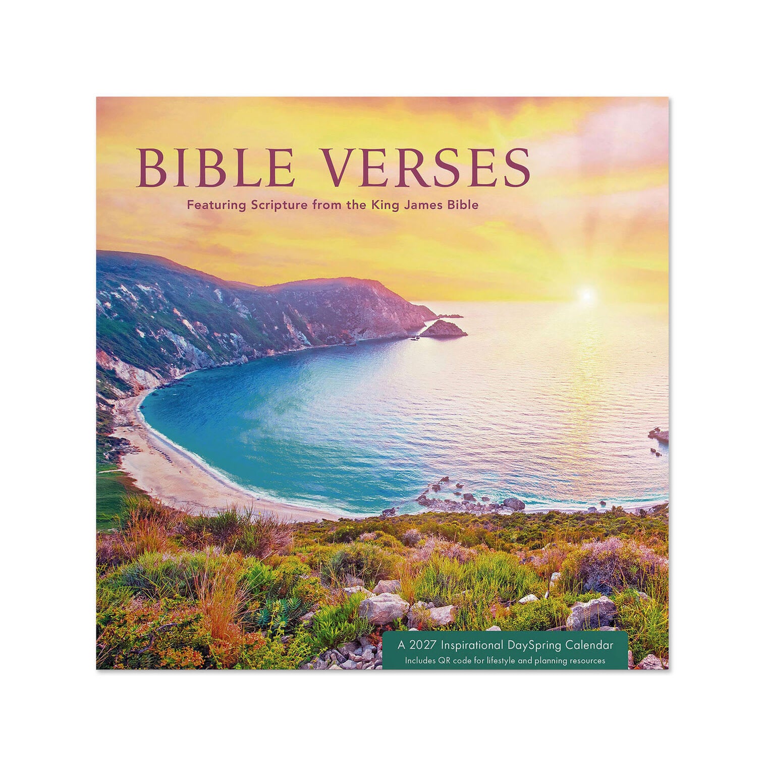 2027 12-Month Mini Wall Calendar: Bible Verses