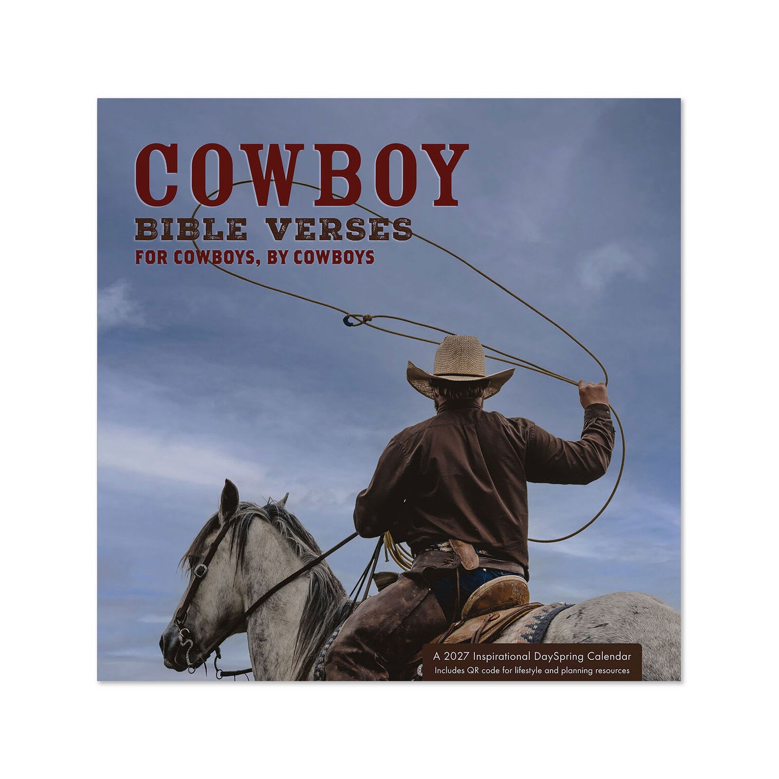 2027 12-Month Wall Calendar: Cowboy Bible
