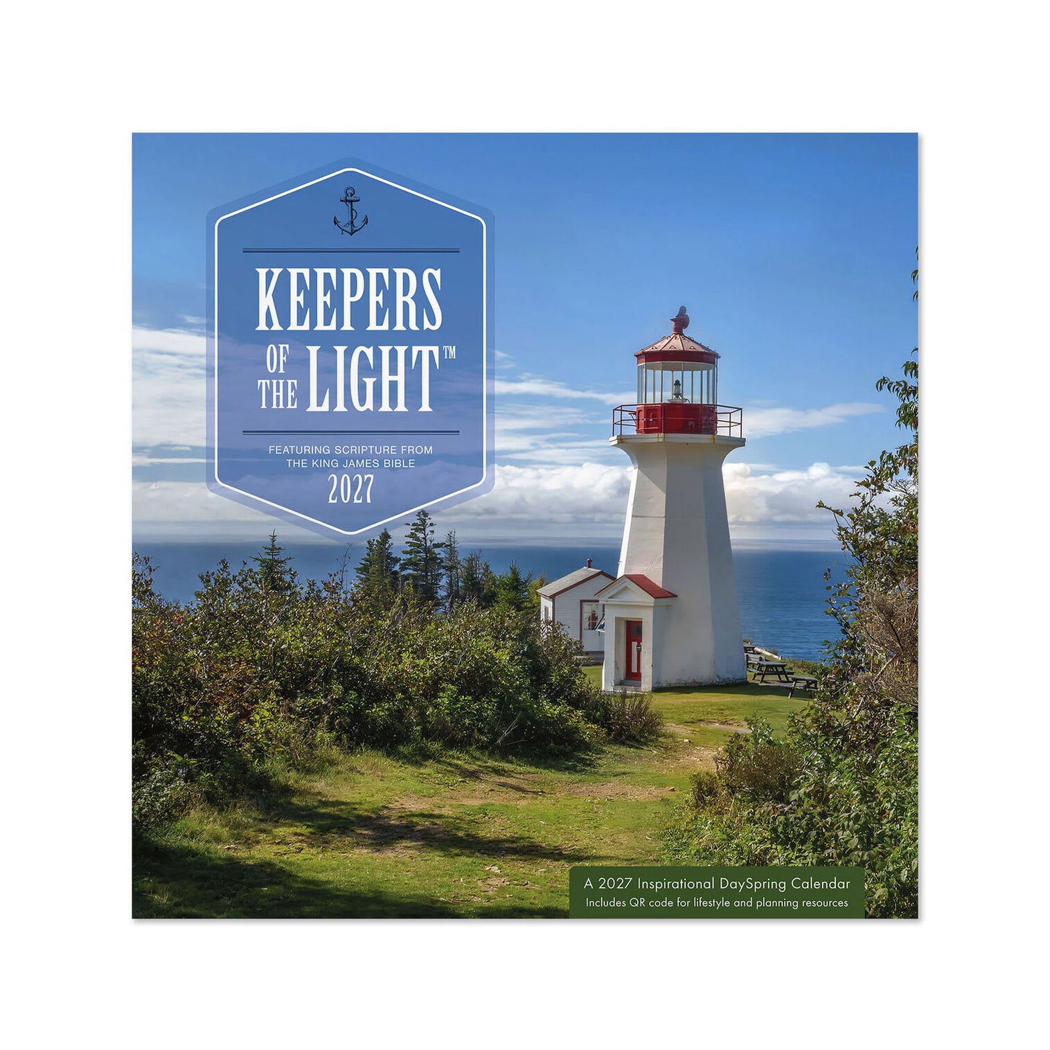 2027 12-Month Wall Calendar: Keeper's of the Light