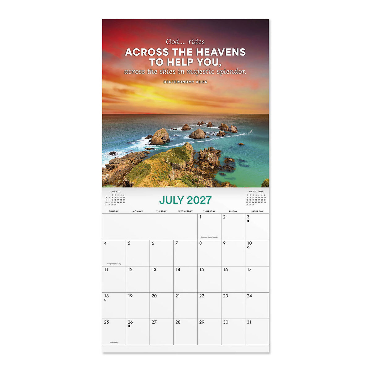 2027 12-Month Wall Calendar: The Heavens