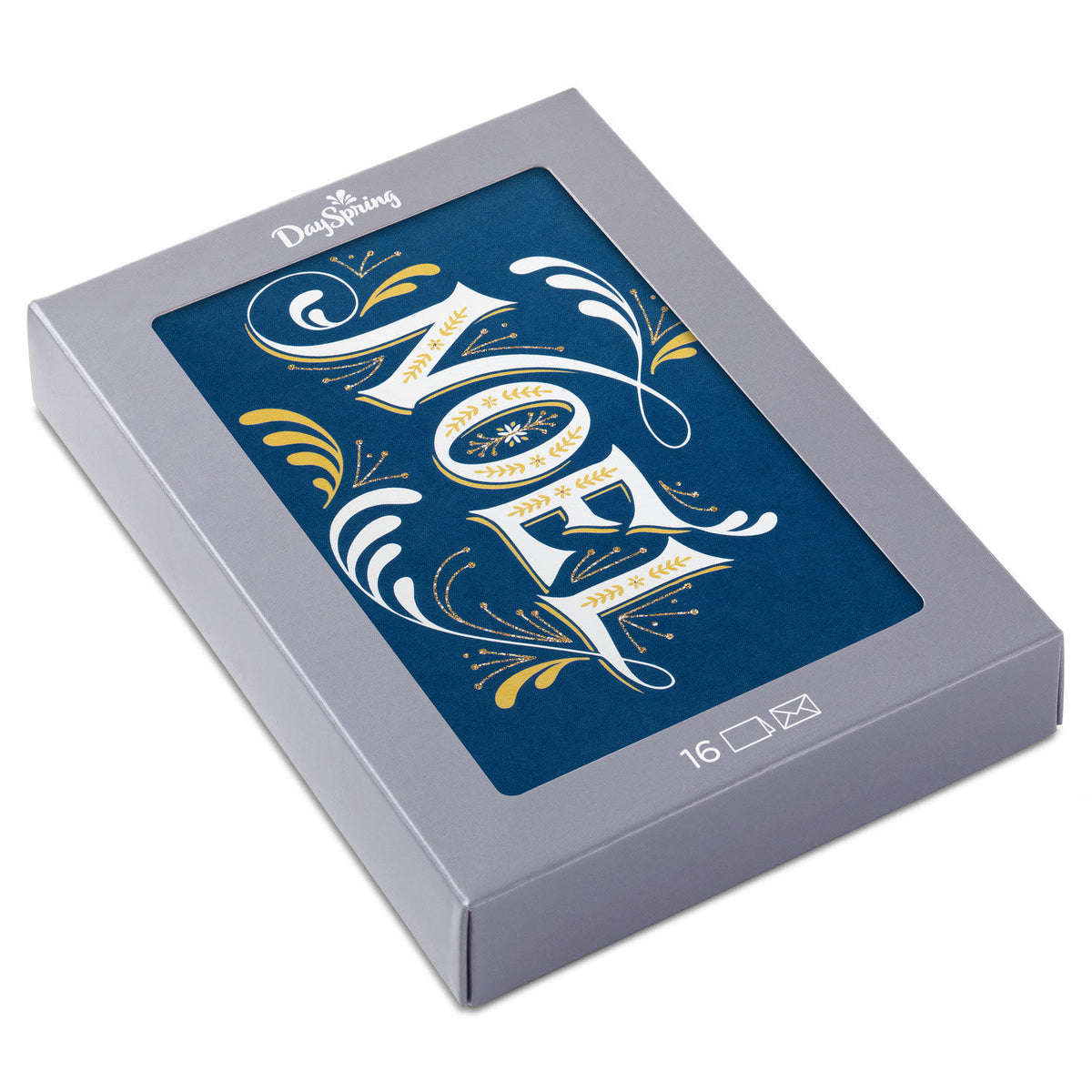 Christmas Boxed Cards: Blue Noel, 16 Cards & 16 Envelopes