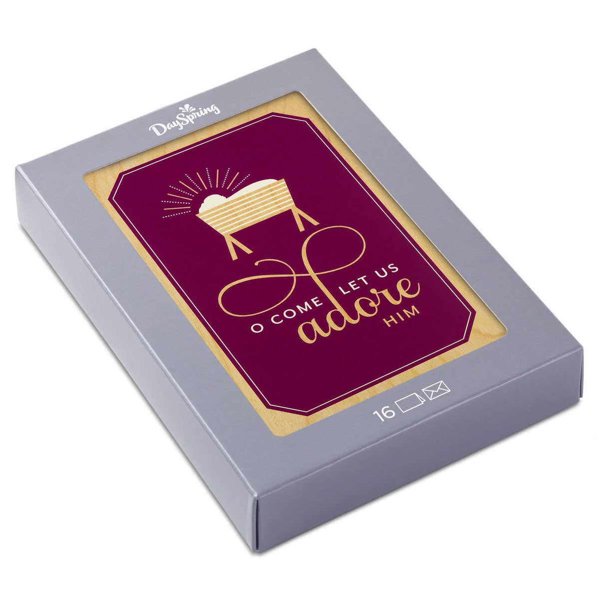 Christmas Boxed Cards: Adore Him, 16 Cards & 16 Envelopes