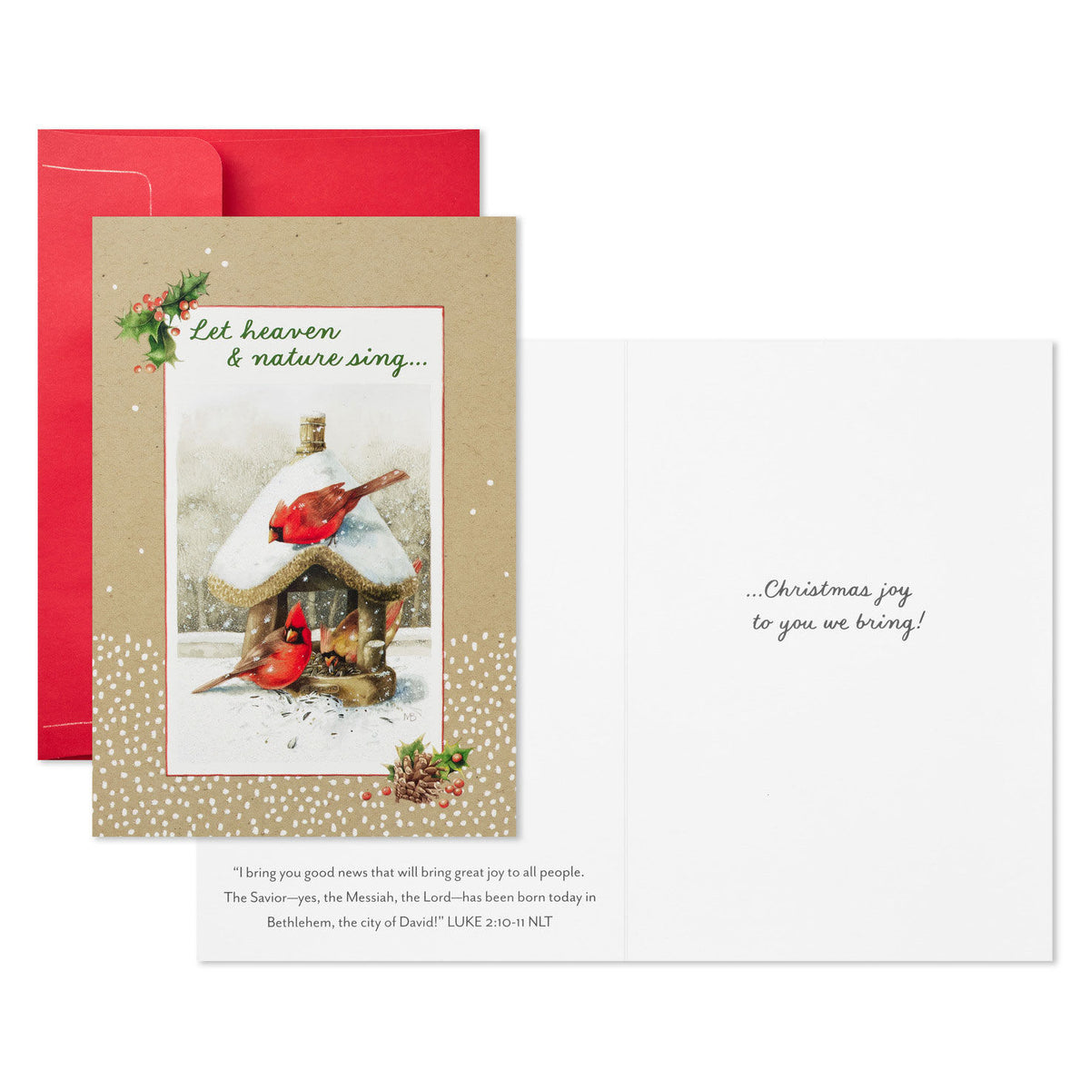 Christmas Boxed Cards: Marjolein Bastin Cardinals, 16 Cards & 16 Envelopes
