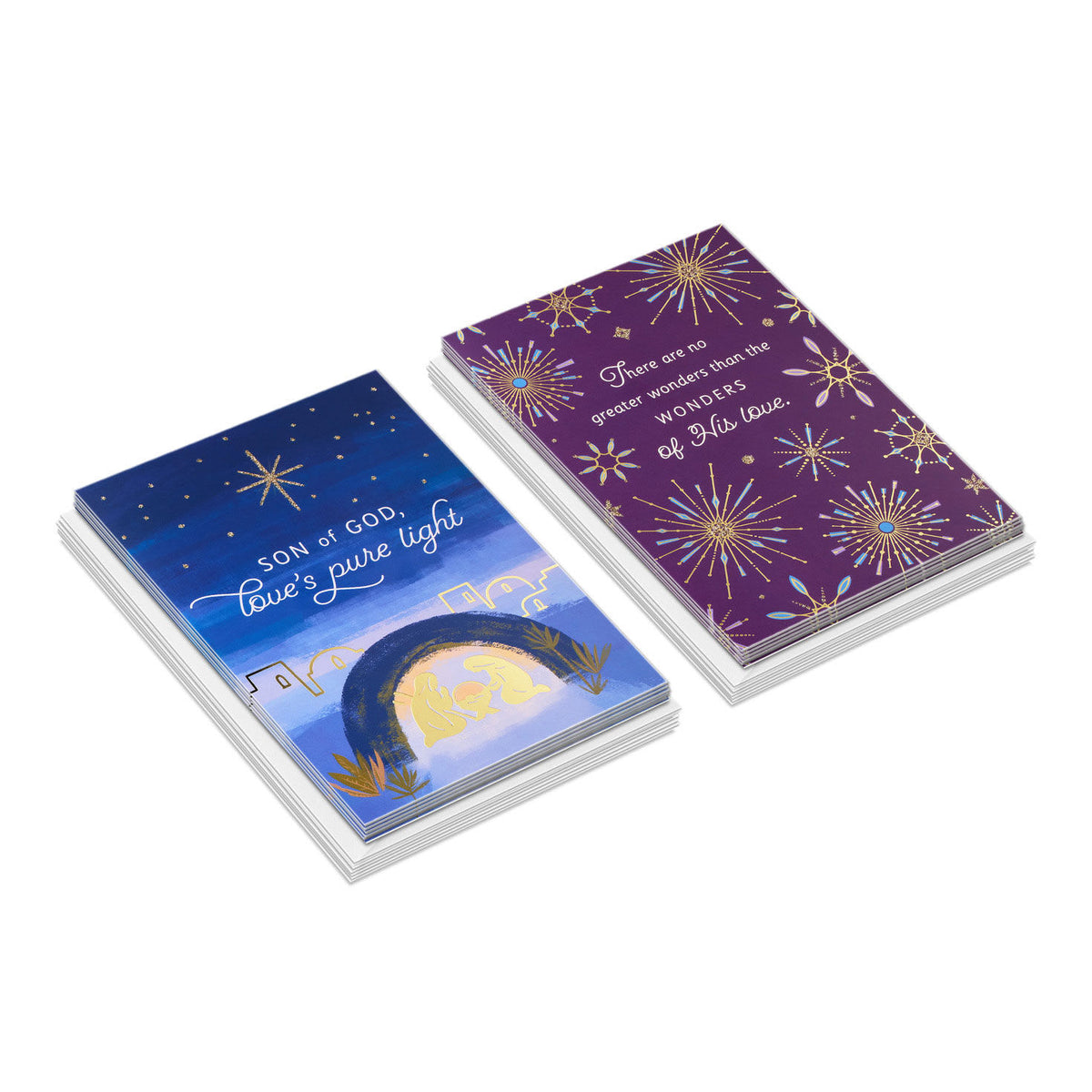 Christmas Boxed Cards: God's Love Assortment, 8 Each of 2 Designs, 16 Envelopes