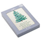 Christmas Boxed Cards: Plaid & Tree Assortment, 8 Each of 2 Designs, 16 Envelopes