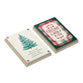 Christmas Boxed Cards: Plaid & Tree Assortment, 8 Each of 2 Designs, 16 Envelopes