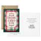 Christmas Boxed Cards: Plaid & Tree Assortment, 8 Each of 2 Designs, 16 Envelopes