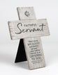 Resin Wall/Desktop Cross: Faithful Servant, Matthew 25:21 & Philippians 2:17