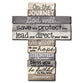 Stacked Wood Cross: Journey, Large (Jer 29:11)