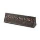 Tabletop Plaque: Trust in the Lord Resin (Proverbs 3:5-6)