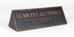 Tabletop Plaque: I Can Do All Things, Copper Resin (Philippians 4:13)