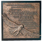 Resin/Mdf Plaque: Sculpture Moments of Faith, Eagle (Isaiah 40:31)