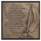 Resin/Mdf Plaque: Sculpture Moments of Faith, Sailboat Journey (Jer 29:11-13)