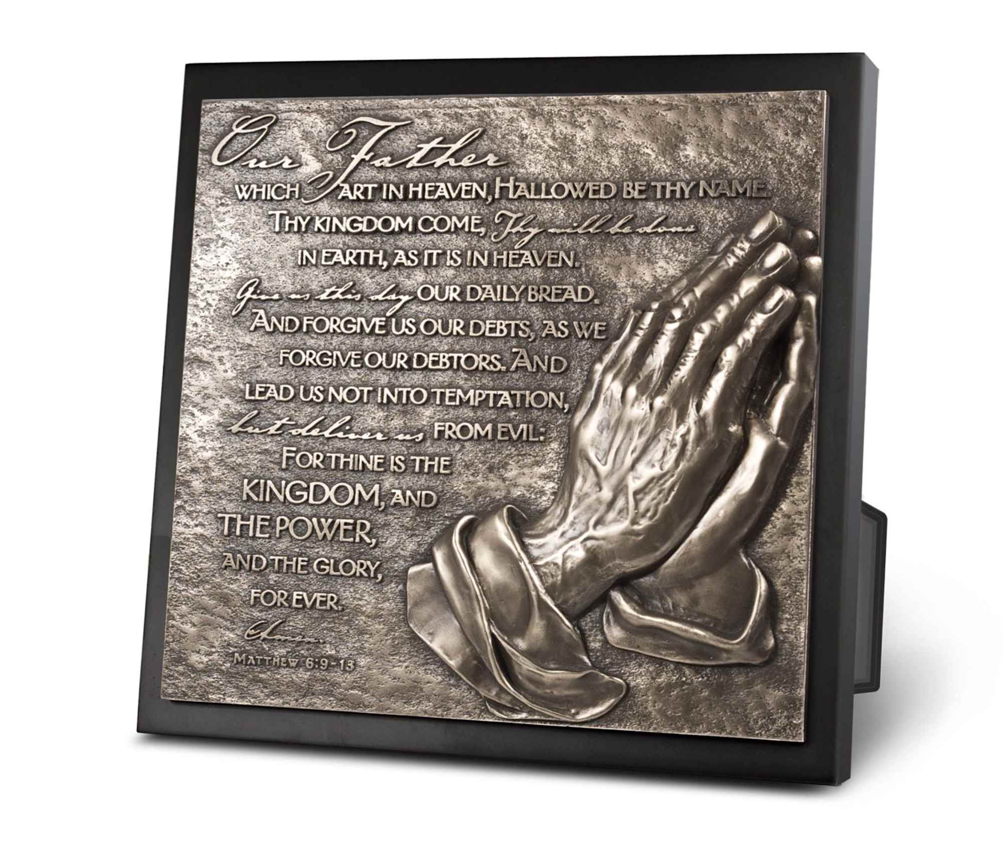 Tabletop Plaque: The Lords Prayer Hands