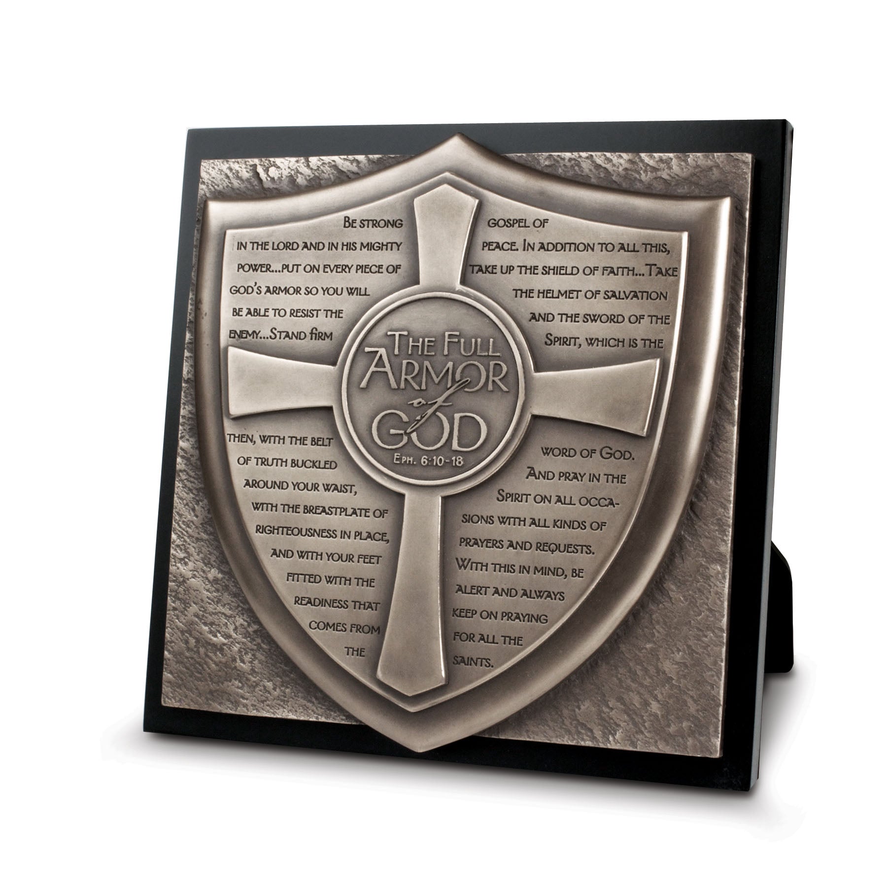 Tabletop Plaque: Full Armor of God Moments of Faith Sculpture