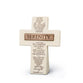 Tabletop Cross: Serenity, Bronze Bar (Phil 4:13)