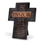 Cross: Stand Firm, Pastor (1 Cor. 15:58) Charcoal/Copper (Resin)