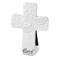 Desktop Cross: Blessed, Lace Textured