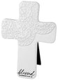Desktop Cross: Blessed, Lace Textured