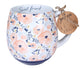 Ceramic Mug: Sweet Friend Watercolour Florals (Proverbs 27:9) (503 Ml)