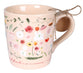 Ceramic Mug: Floral Flourishes, Joyful. Prayerful. Thankful. (1 Thess 5:16-18) (473 Ml)