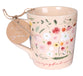 Ceramic Mug: Floral Flourishes, Joyful. Prayerful. Thankful. (1 Thess 5:16-18) (473 Ml)