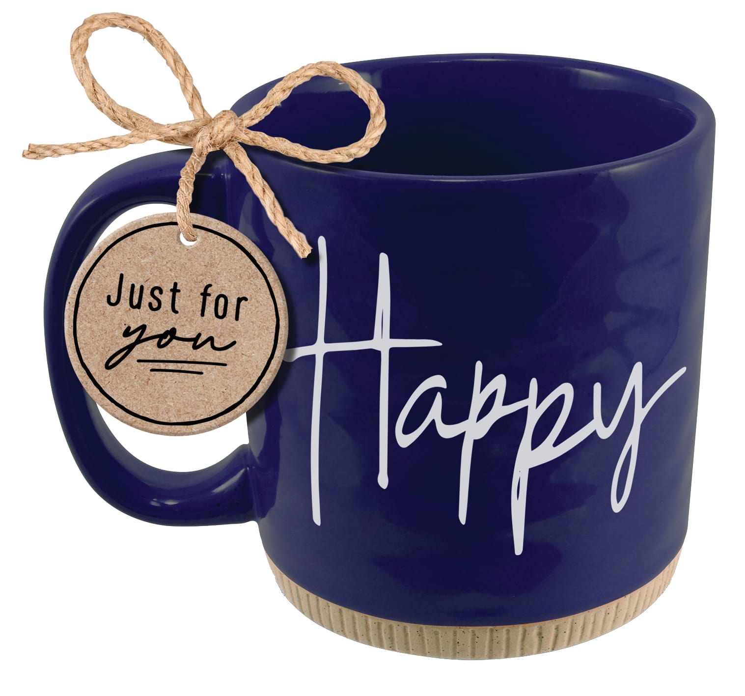 Ceramic Mug (503ml): Happy, Blue (Psalm 103:5) Powerful Words