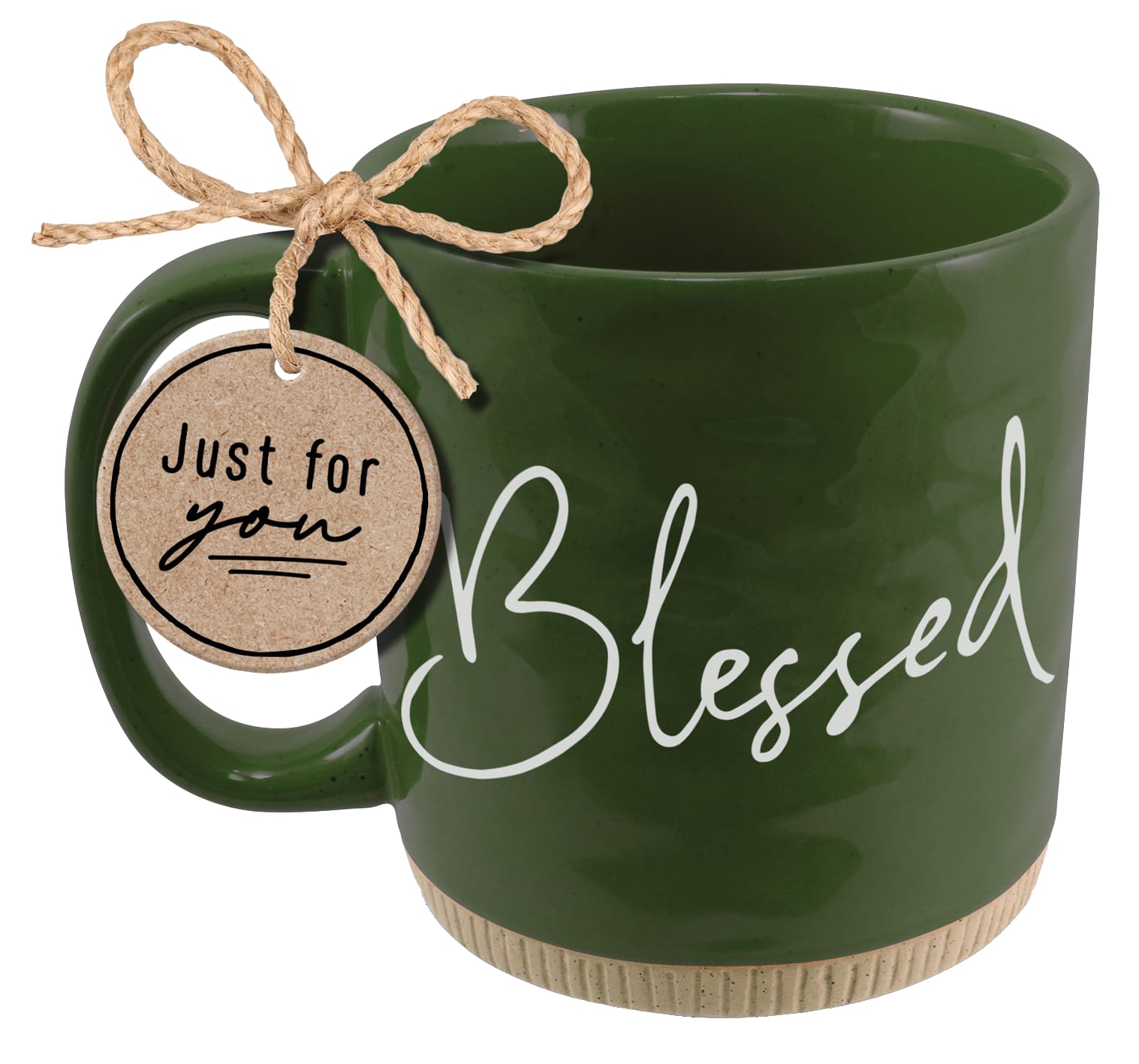 Ceramic Mug (503ml): Blessed, Green (Numbers 6:24 & 26) Powerful Words