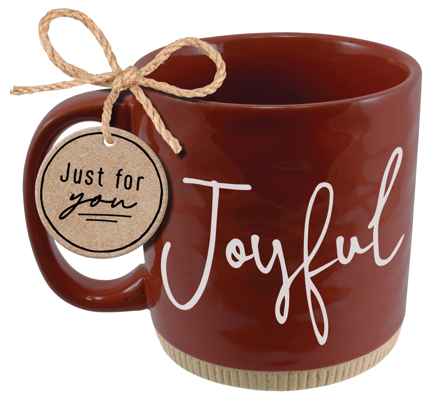 Ceramic Mug: Joyful, Red (1 Thess. 5:16-18) Powerful Words (503 Ml)