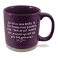 Ceramic Mug: Abundant Grace (Hebrews 4:16) Purple, Raw Bottom, Powerful Words (473 Ml)
