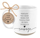 Ceramic Mug: Courage (Esther 4:14) White, Raw Bottom (591 Ml)