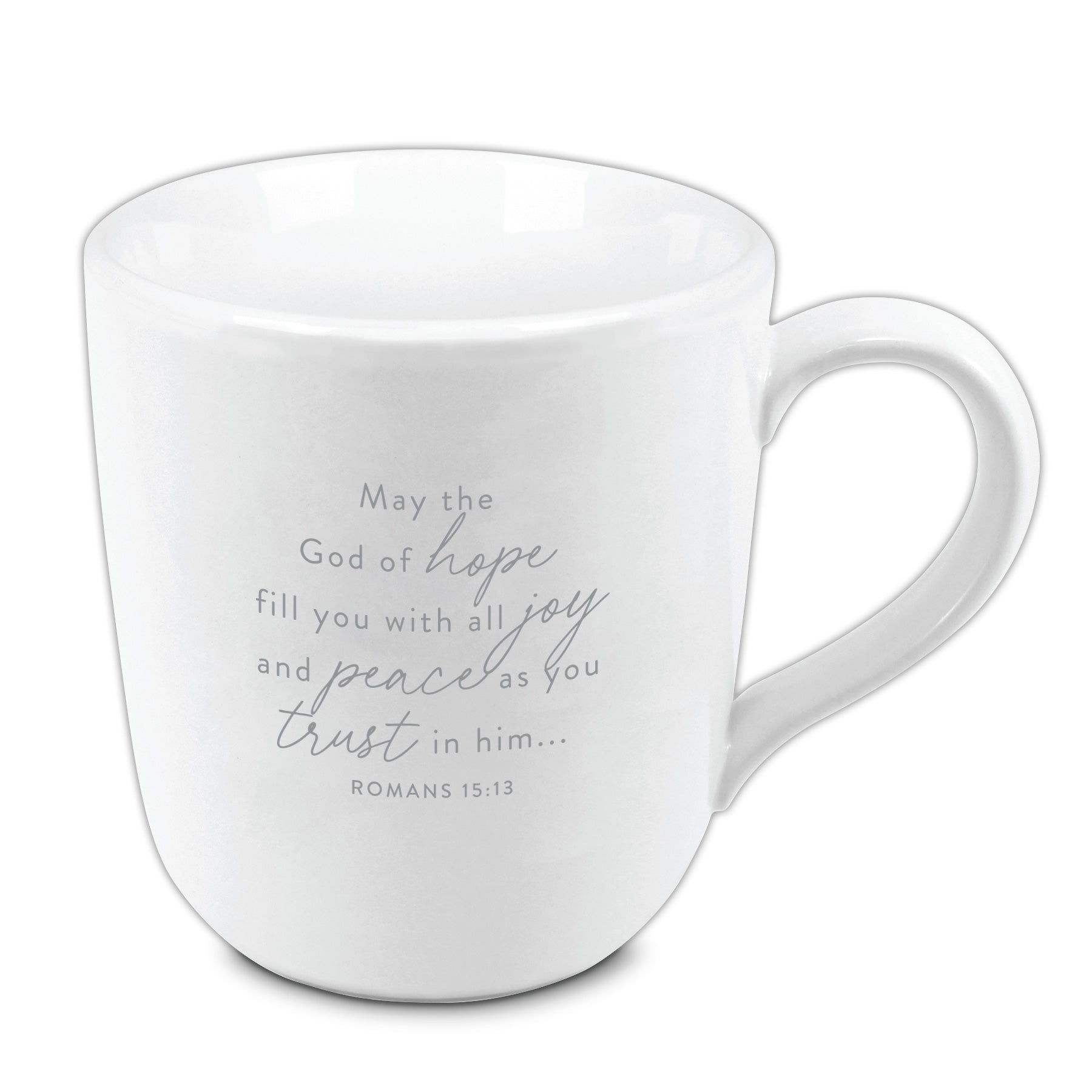 Ceramic Mug: Joyful (Romans 15:13) Textured (473 Ml)