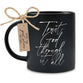 Ceramic Mug (532ml): Boldly Believe, Trust God (Proverbs 3:5-6) Black
