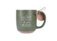 Ceramic Mug: Amen Heal & Restores, Green, Raw Bottom (Ex 23:35, Jer 30:17, is 41:10, 2 Cor 1:20) (591 Ml)