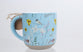 Ceramic Mug (532ml): Spring Garden, Sweet Friend (proverbs 27:9) light blue flowers/birds
