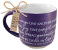Ceramic Mug (561ml): Done in Love, Spread Love Tag and Twine, Purple