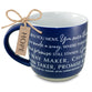 Ceramic Mug (561ml): Mountain Mover, Hope Tag With Twine, Navy