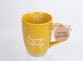 Ceramic Mug (473ml): Enjoy Today (1 Thes. 5:16-18, Gen. 21:22) Raw Bottom, Satin Texture (Everyday Reminder)