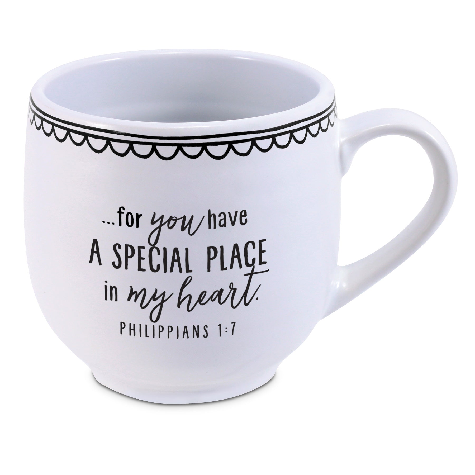 Ceramic Mug: So Loved (Phil. 1:7) Artisan Doodles (532 Ml)