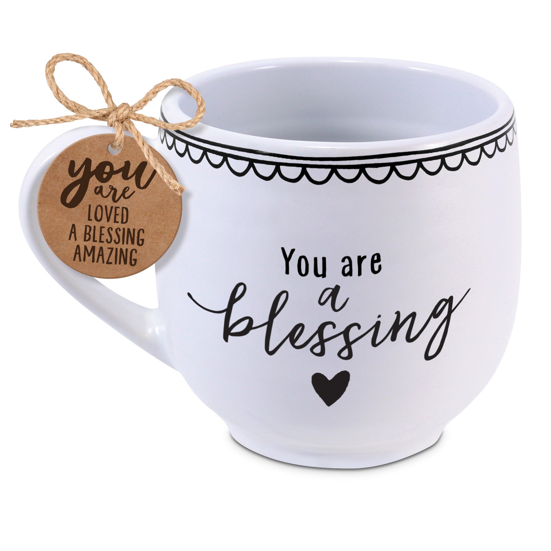 Ceramic Mug: Blessing (Numbers 6:24-25) Artisan Doodles (532 Ml)