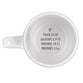Ceramic Mug: Today I Will Choose Hope (Psalm 33:20, Gal. 6:9-10, Prov. 18:21, Prov. 3:5-6) White, Raw Bottom (591 Ml)