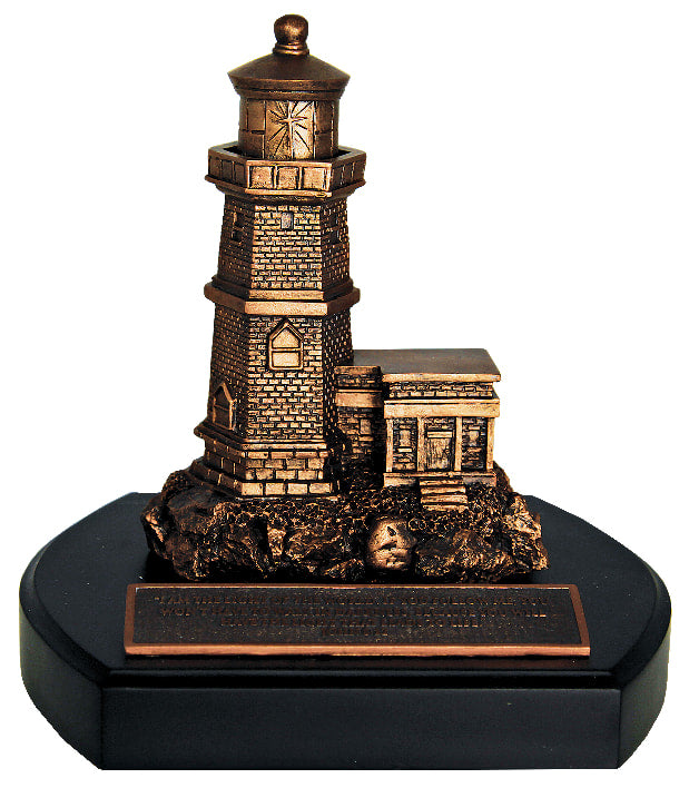 Resin/Mdf Sculpture: Moments of Faith, Lighthouse (John 8:12)